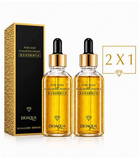 2X - Sérum Facial 24K Gold — Vitamina C + Ácido Hialurónico
